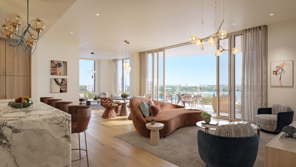 Amara Residence 1 living room