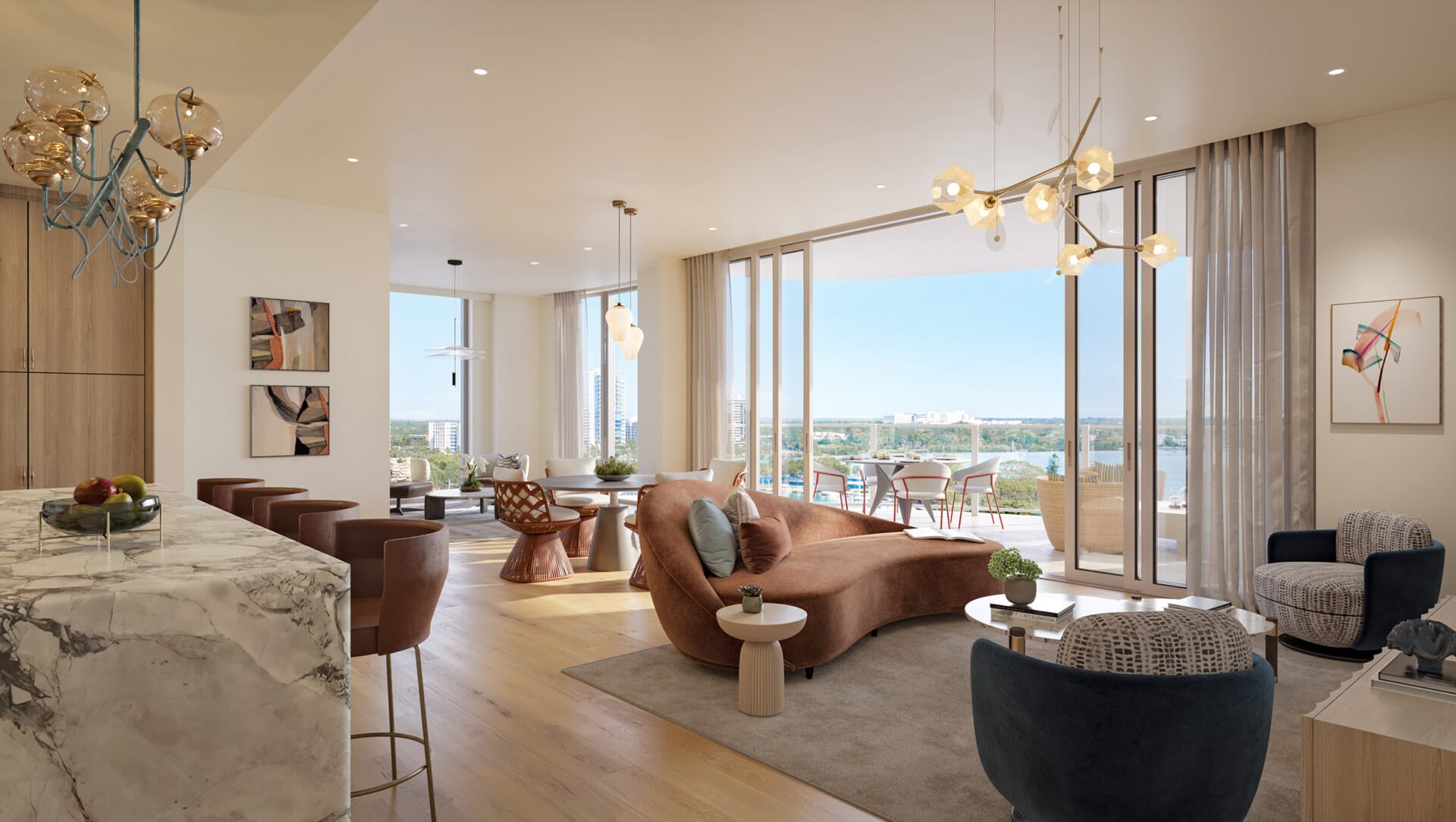 Amara Residence 1 living room