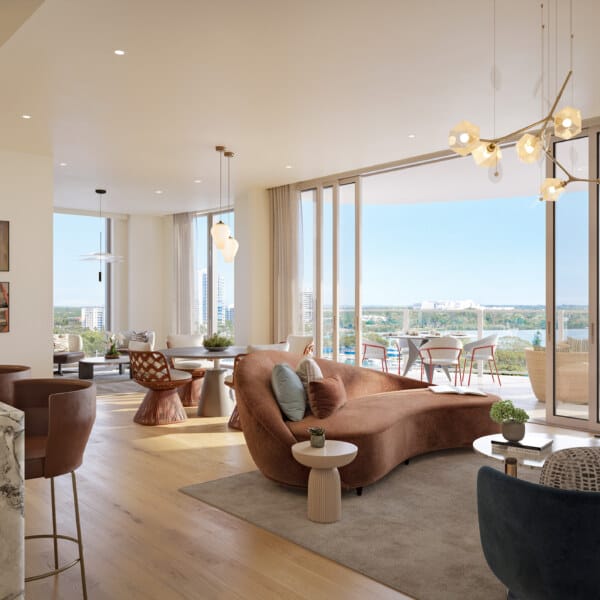 Amara Residence 1 living room